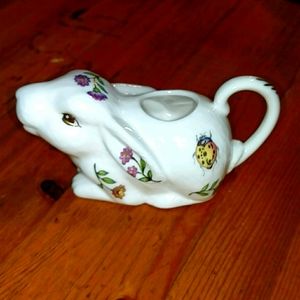 Grace's Teaware Rabbit Creamer 4.5 x 2.5" New!